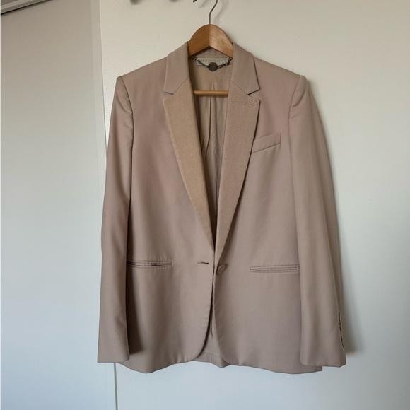 Stella McCartney wool beige pink blazer - Picture 2 of 6